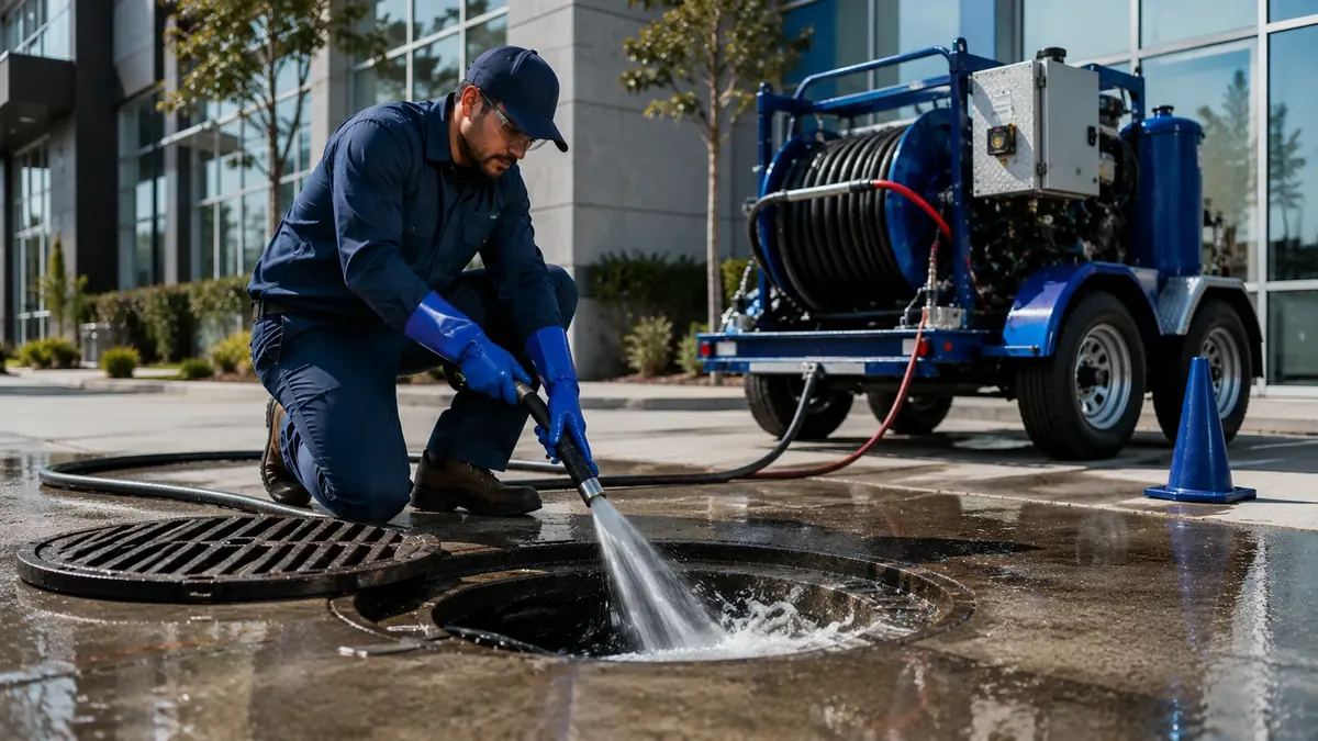 Commercial Hydro Jet Drain Cleaning in Santa Ana