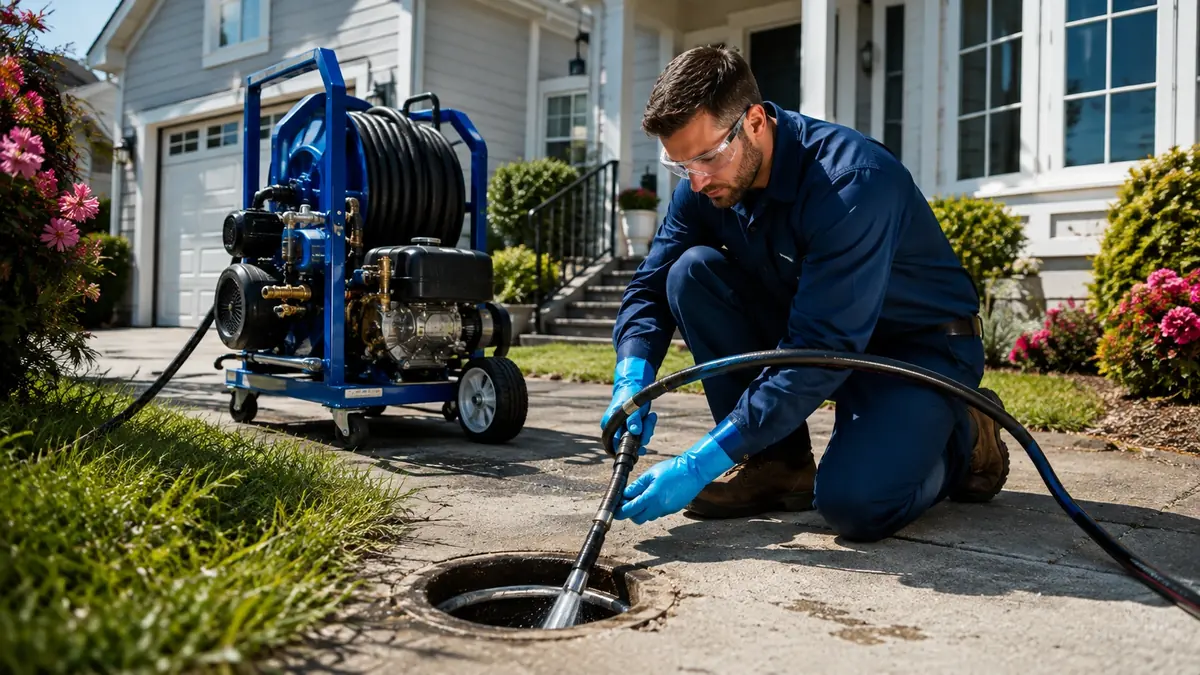 Residential Hydro Jet Drain Cleaning in Santa Ana