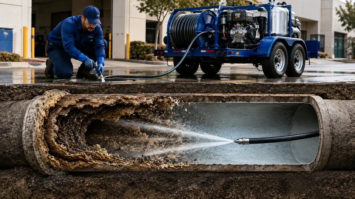 Sewer Pipe Descaling in Santa Ana
